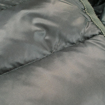 Moncler Down Jacket Hermine Dark Green Nylon Coat — view 8