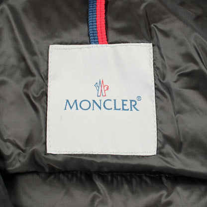 Moncler Down Jacket Hermine Dark Green Nylon Coat — view 3