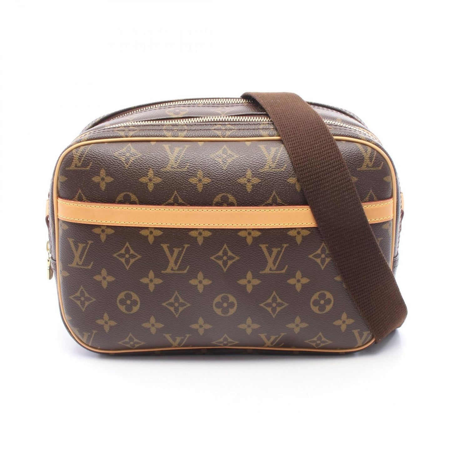 Louis Vuitton Shoulder Bag Reporter PM Canvas Leather
