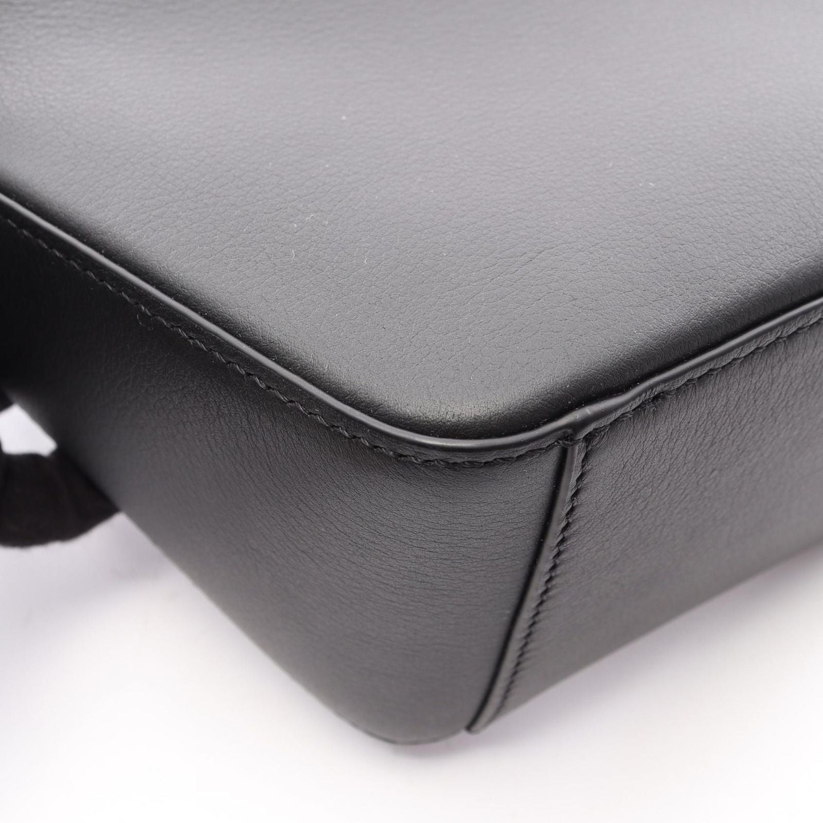 Loewe Shoulder Bag Hammock Hobo Mini 2-Way Black Leather — view 7
