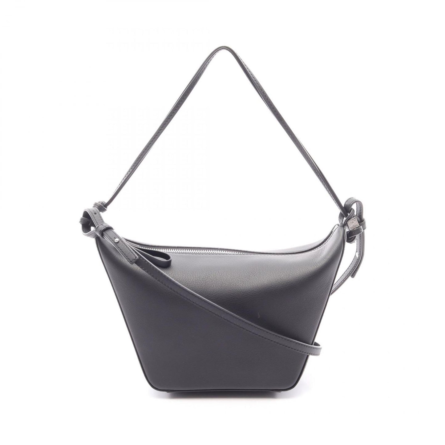 Loewe Shoulder Bag Hammock Hobo Mini 2-Way Black Leather
