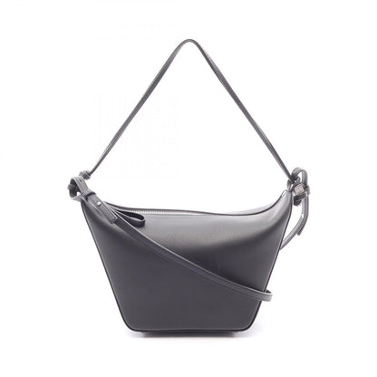 Loewe Shoulder Bag Hammock Hobo Mini 2-Way Black Leather
