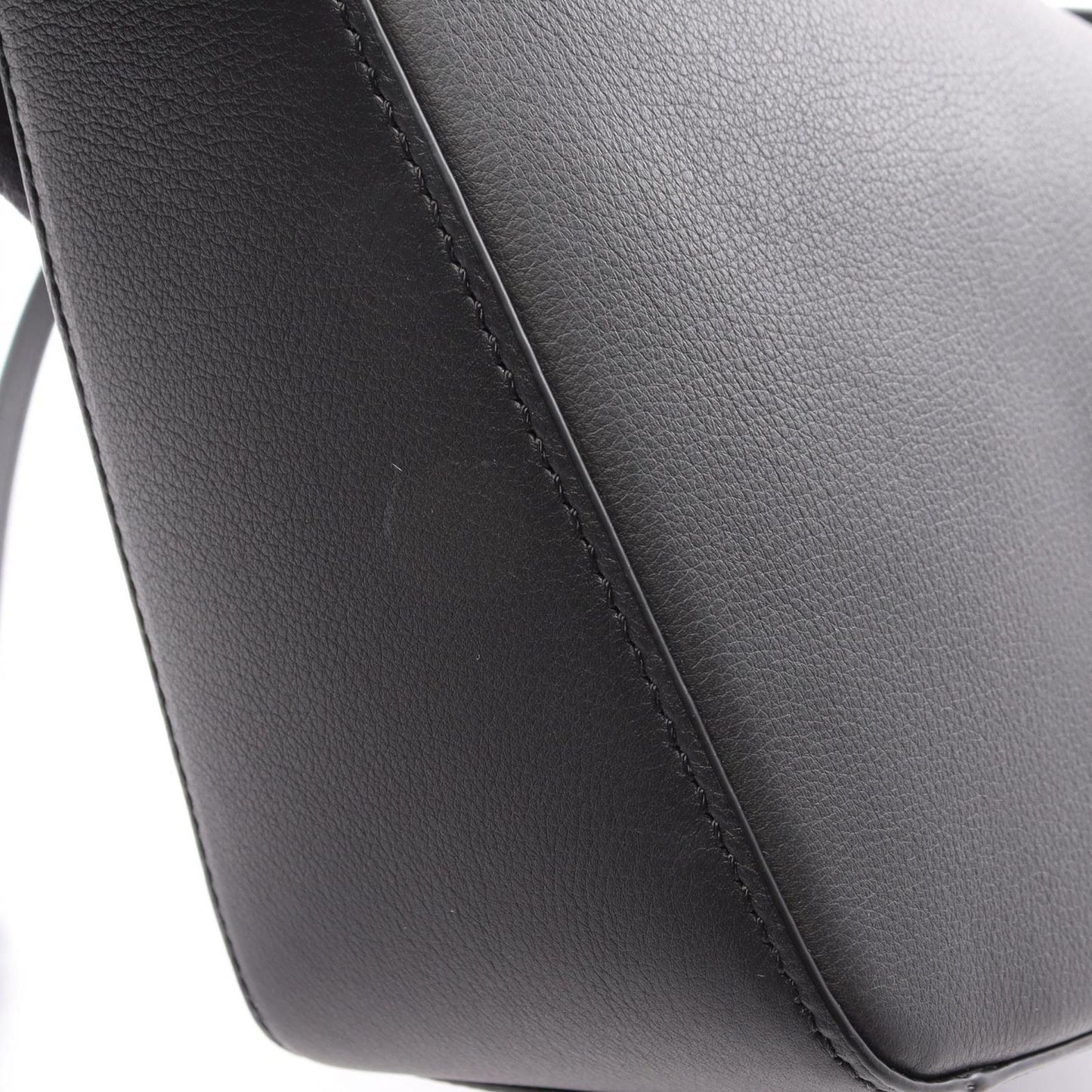 Loewe Shoulder Bag Hammock Hobo Mini 2-Way Black Leather — view 5