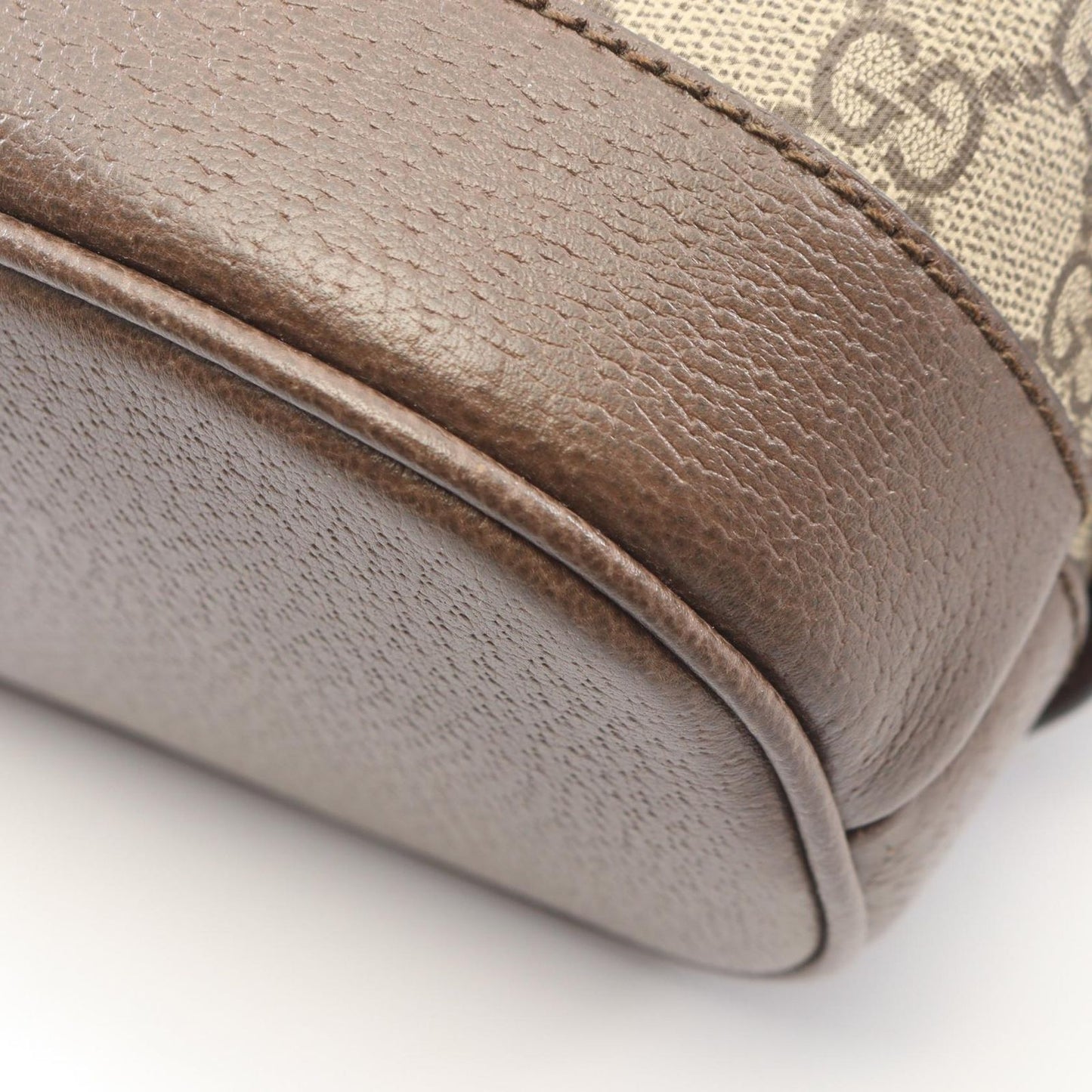 Gucci Backpack Ophidia Mini GG Supreme Beige Brown Canvas Leather — view 5