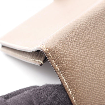 Hermes Bifold Wallet Bearn Souffle Etoupe Leather — view 8