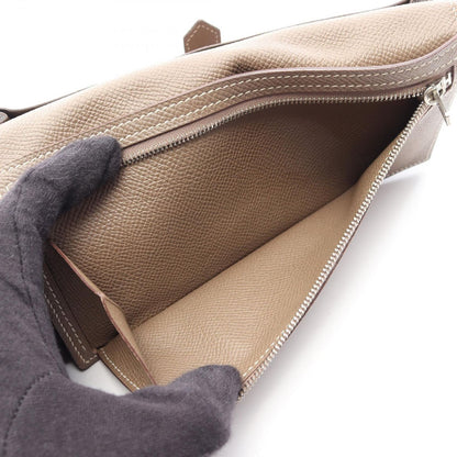 Hermes Bifold Wallet Bearn Souffle Etoupe Leather — view 4