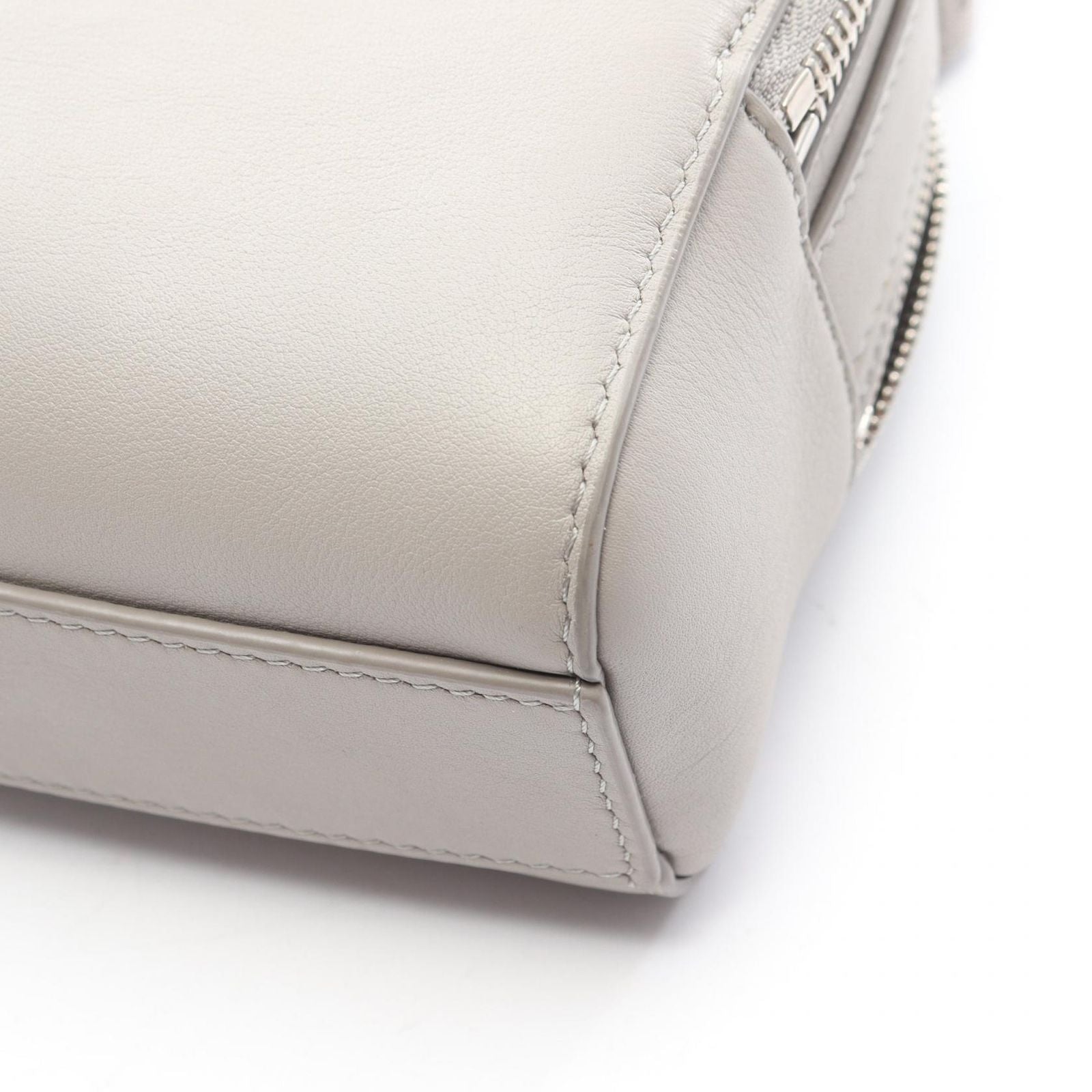 Loewe Crossbody Camera Bag Mini 2-Way Light Gray Leather — view 5