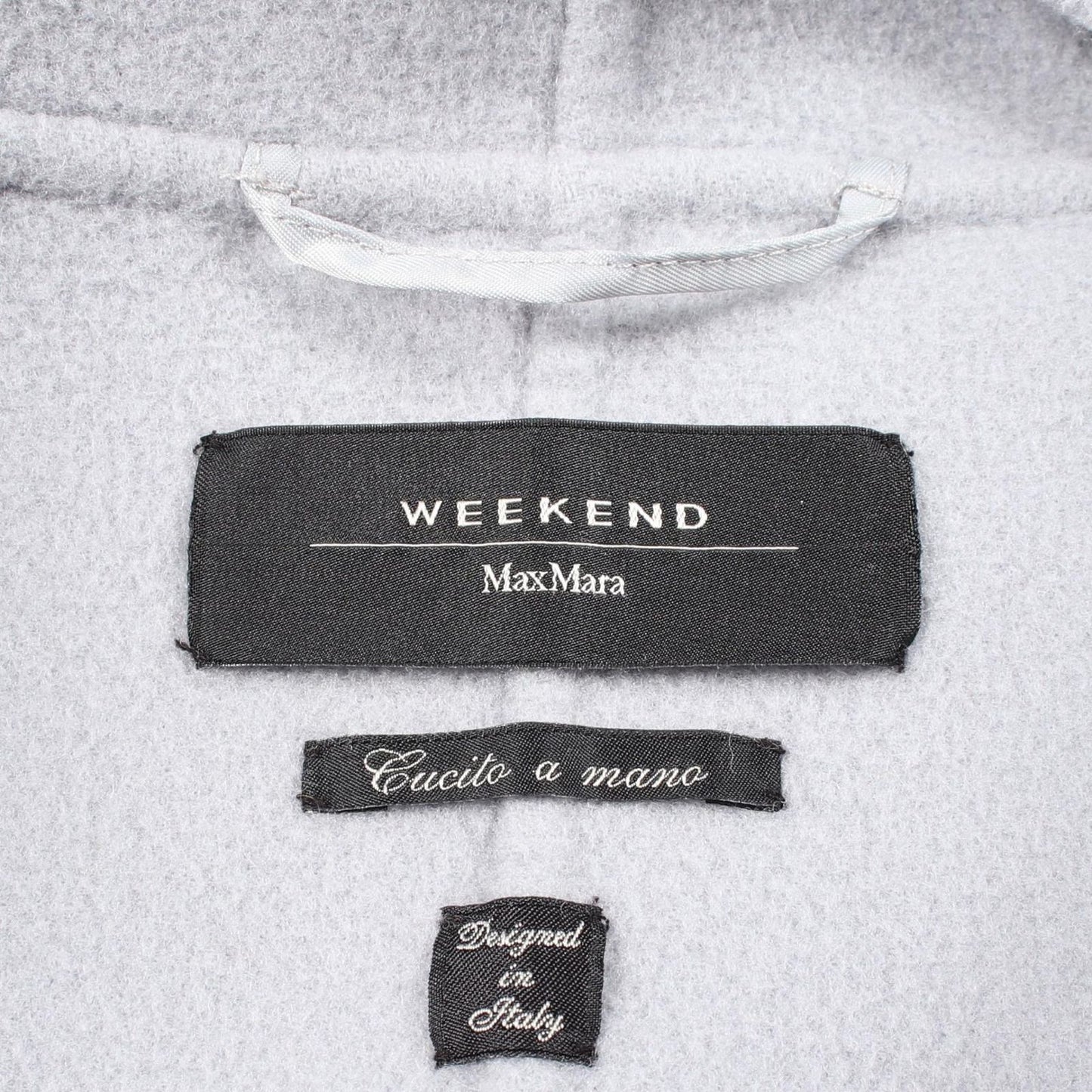 Max Mara Week End Cucito a Mano Hooded Wool Coat — view 3