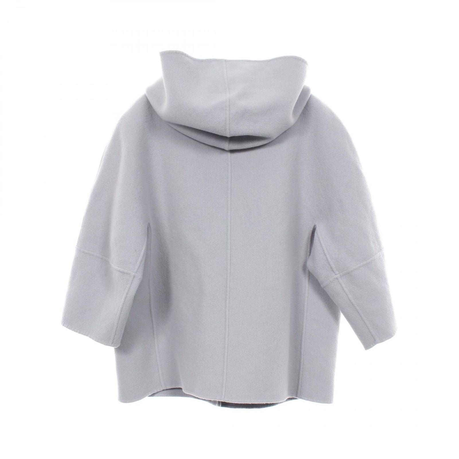 Max Mara Week End Cucito a Mano Hooded Wool Coat — view 2