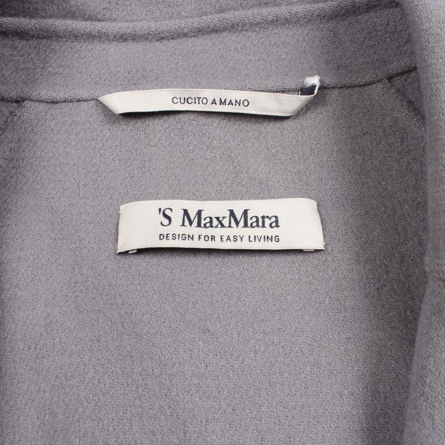 Max Mara S 'S Gray Wool Coat — view 3