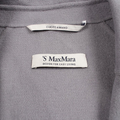 Max Mara S 'S Gray Wool Coat — view 3