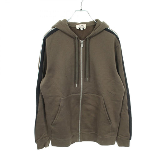 Hermes Hoodie Khaki Cotton
