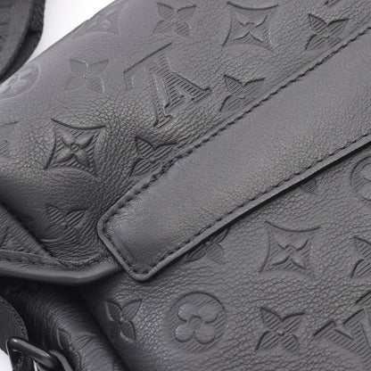 Louis Vuitton Shoulder Bag Messenger Voyage PM Monogram Shadow Noir Leather — view 7