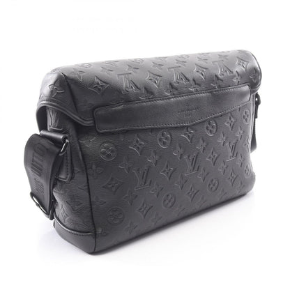 Louis Vuitton Shoulder Bag Messenger Voyage PM Monogram Shadow Noir Leather — view 2