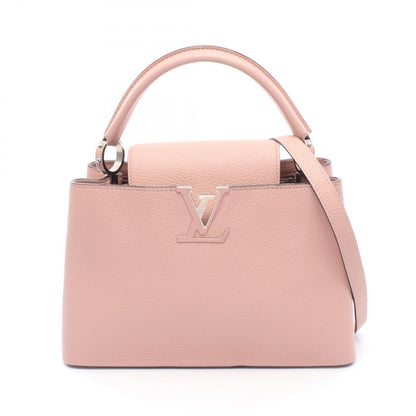 Louis Vuitton Handbag Capucines MM 2-Way Magnolia Leather