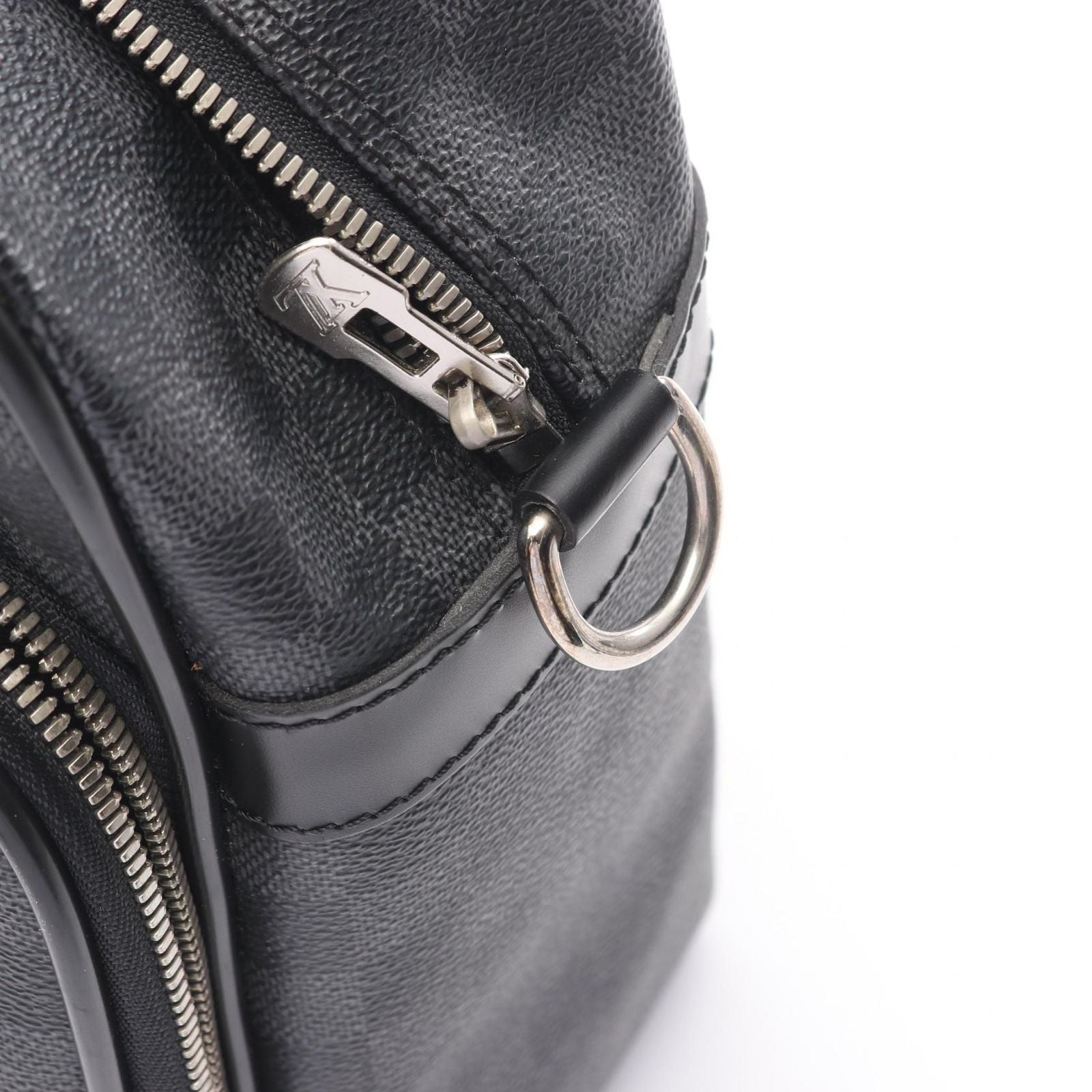 Louis Vuitton Business Briefcase Damier Graphite 2-Way Canvas Leather — view 9