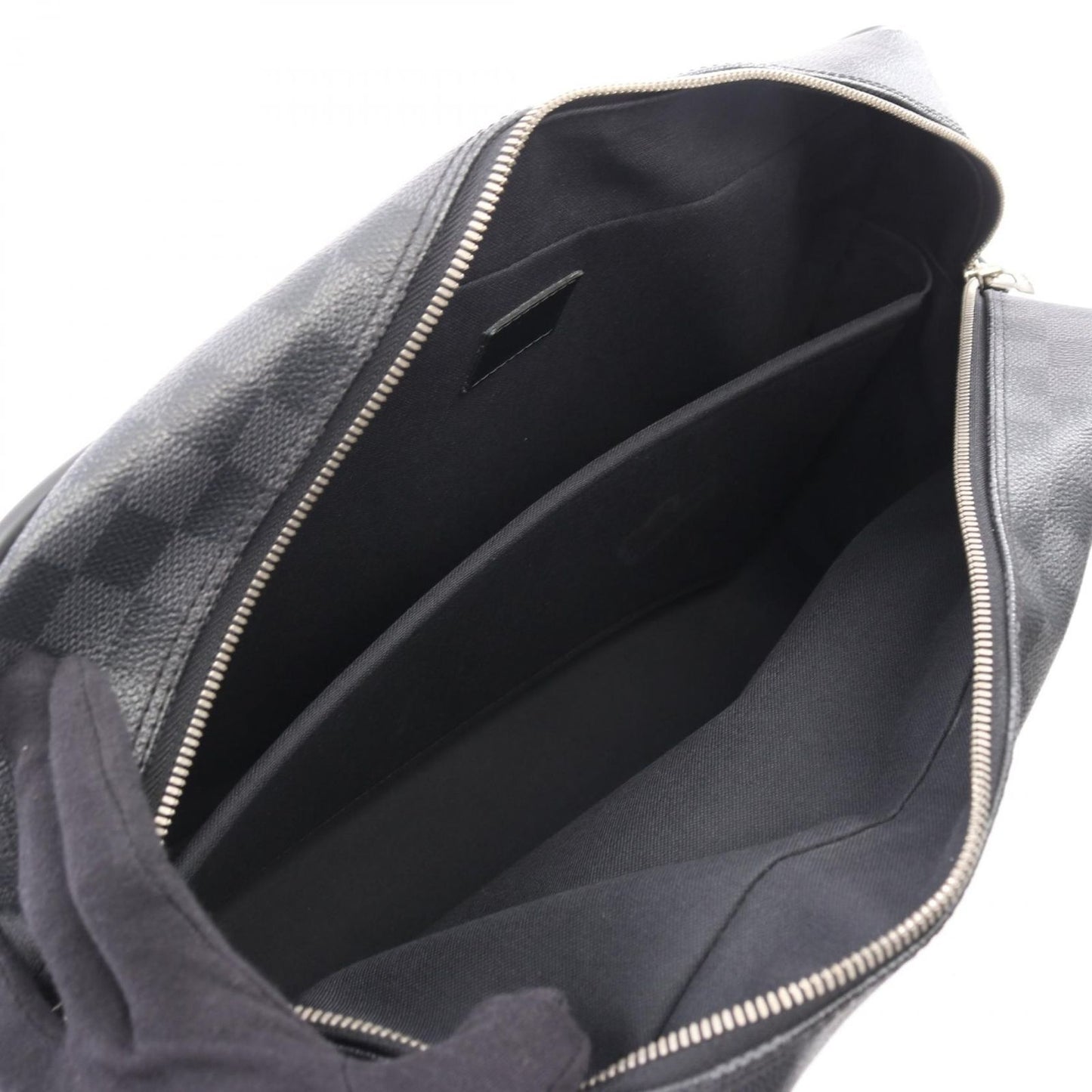 Louis Vuitton Business Briefcase Damier Graphite 2-Way Canvas Leather — view 3