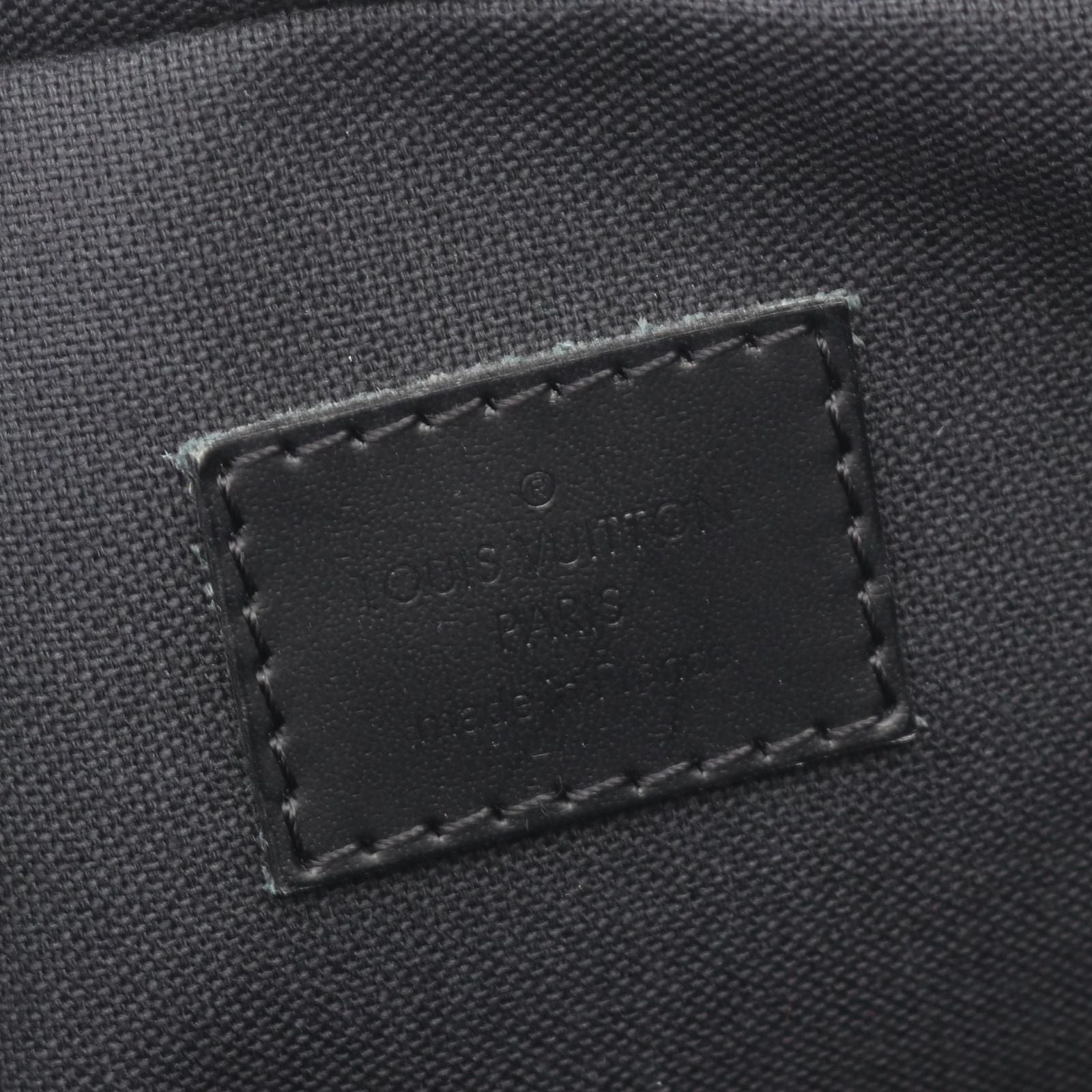 Louis Vuitton Business Briefcase Damier Graphite 2-Way Canvas Leather — view 4