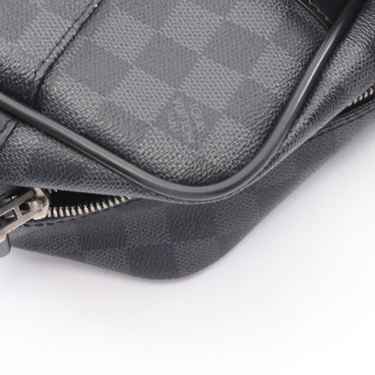 Louis Vuitton Business Briefcase Damier Graphite 2-Way Canvas Leather — view 8