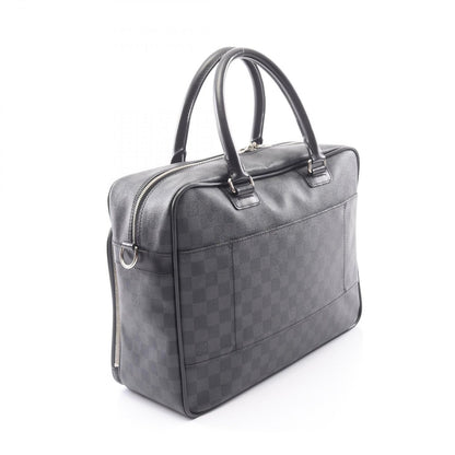 Louis Vuitton Business Briefcase Damier Graphite 2-Way Canvas Leather — view 2