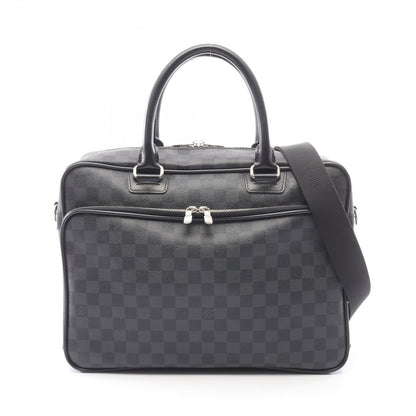 Louis Vuitton Business Briefcase Damier Graphite 2-Way Canvas Leather