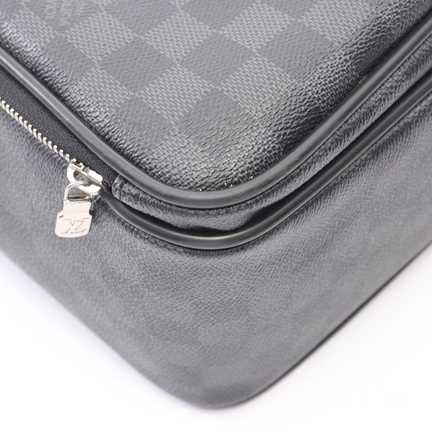 Louis Vuitton Business Briefcase Damier Graphite 2-Way Canvas Leather — view 6