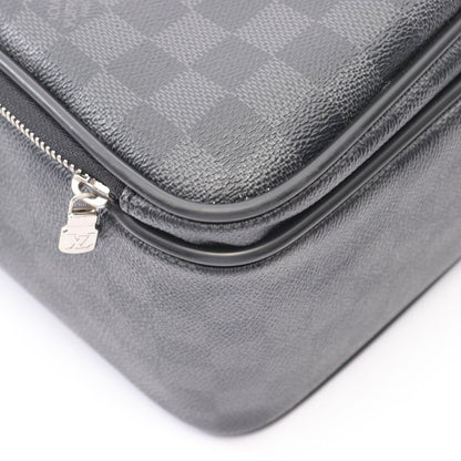 Louis Vuitton Business Briefcase Damier Graphite 2-Way Canvas Leather — view 6