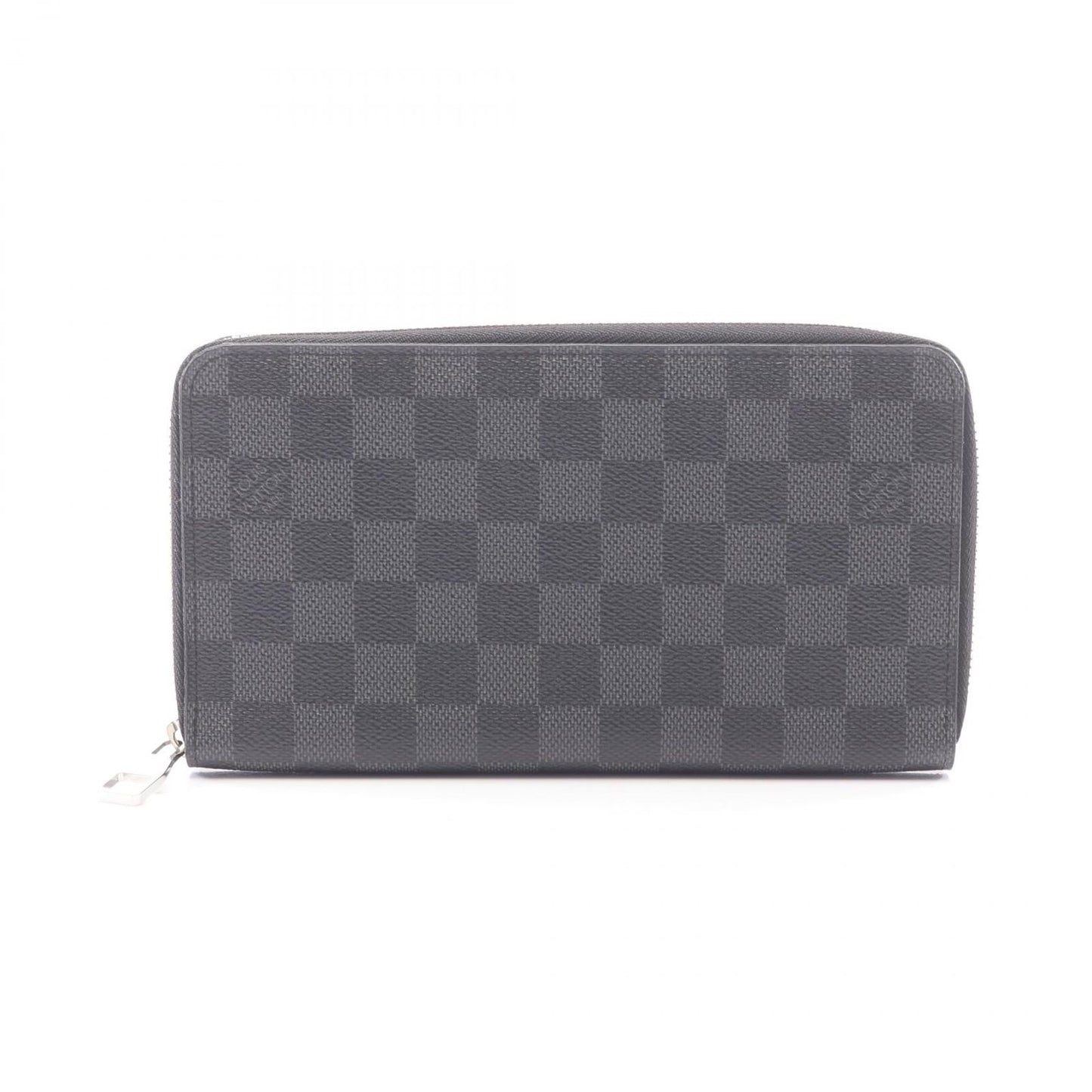 Louis Vuitton Round Wallet Zippy Organizer Damier Graphite Canvas