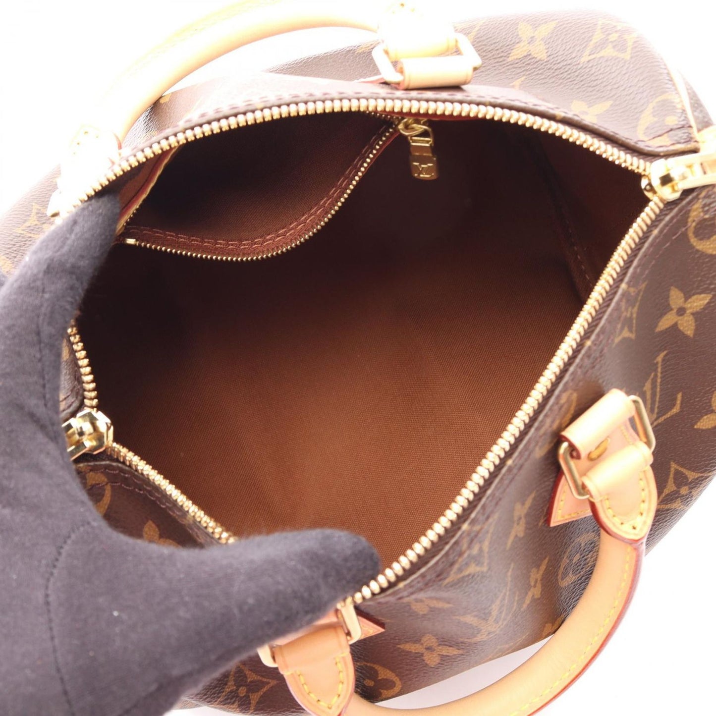 Louis Vuitton Handbag Speedy Bandouliere 25 Monogram 2-Way Canvas Leather — view 3