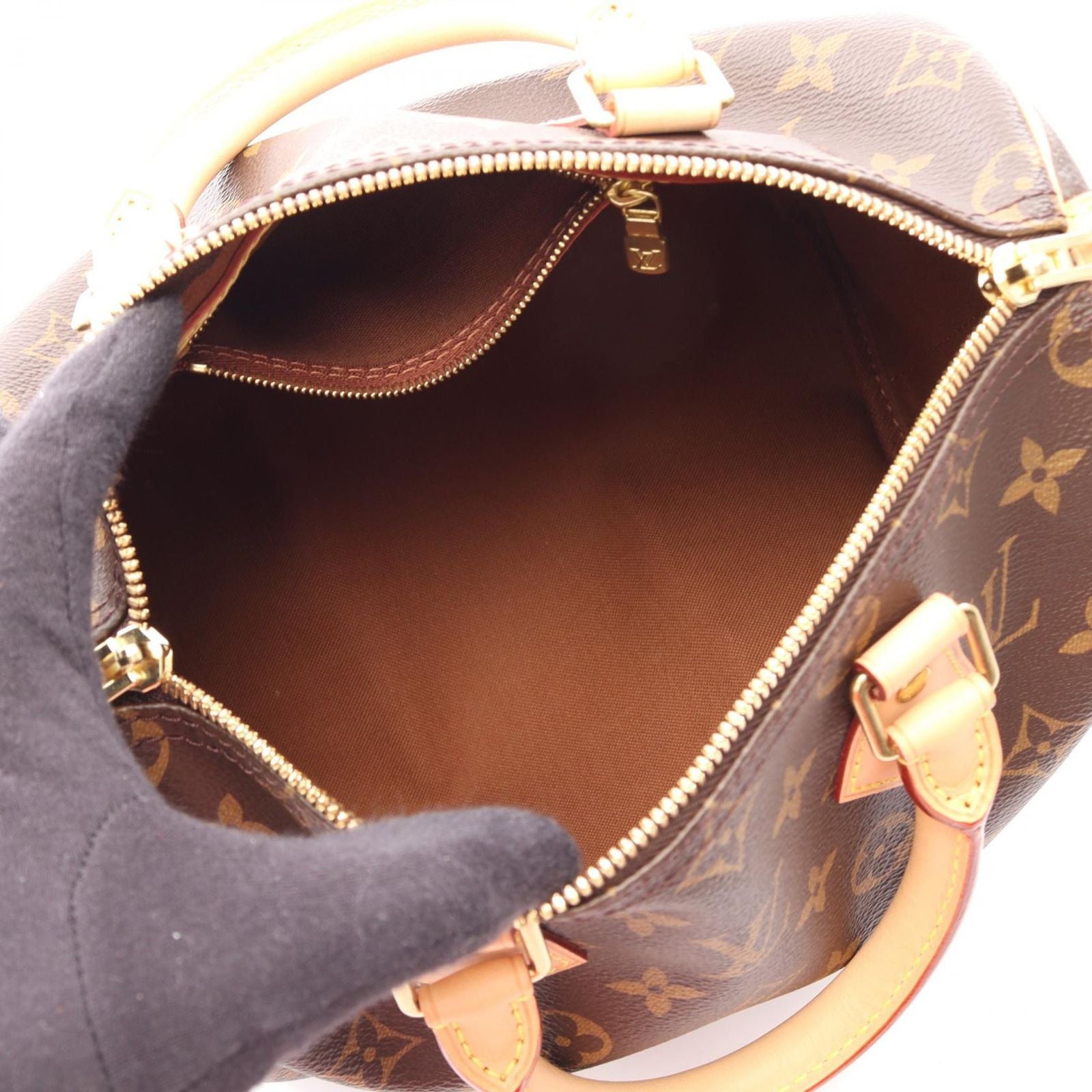 Louis Vuitton Handbag Speedy Bandouliere 25 Monogram 2-Way Canvas Leather — view 3