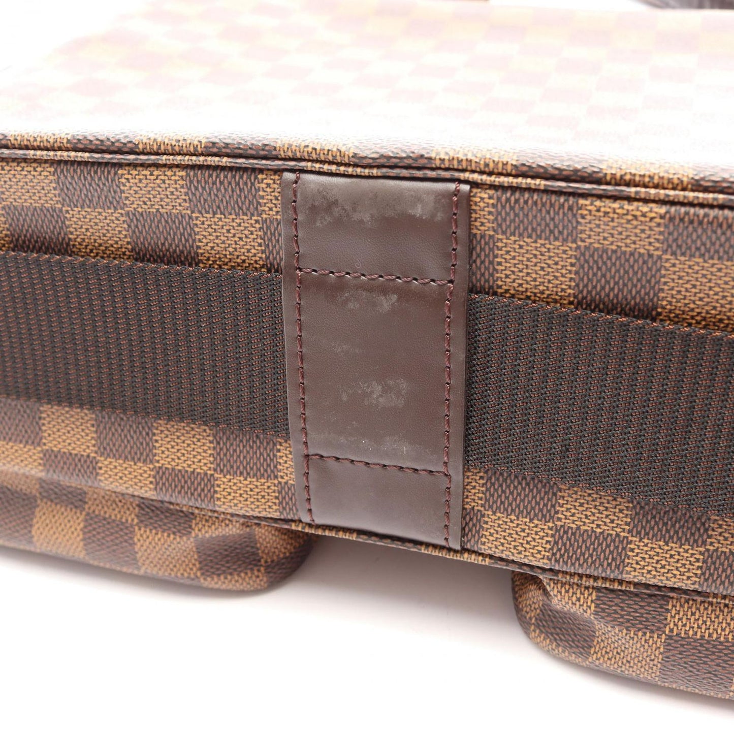 Louis Vuitton Shoulder Bag Broadway Damier Ebene Canvas Leather — view 8