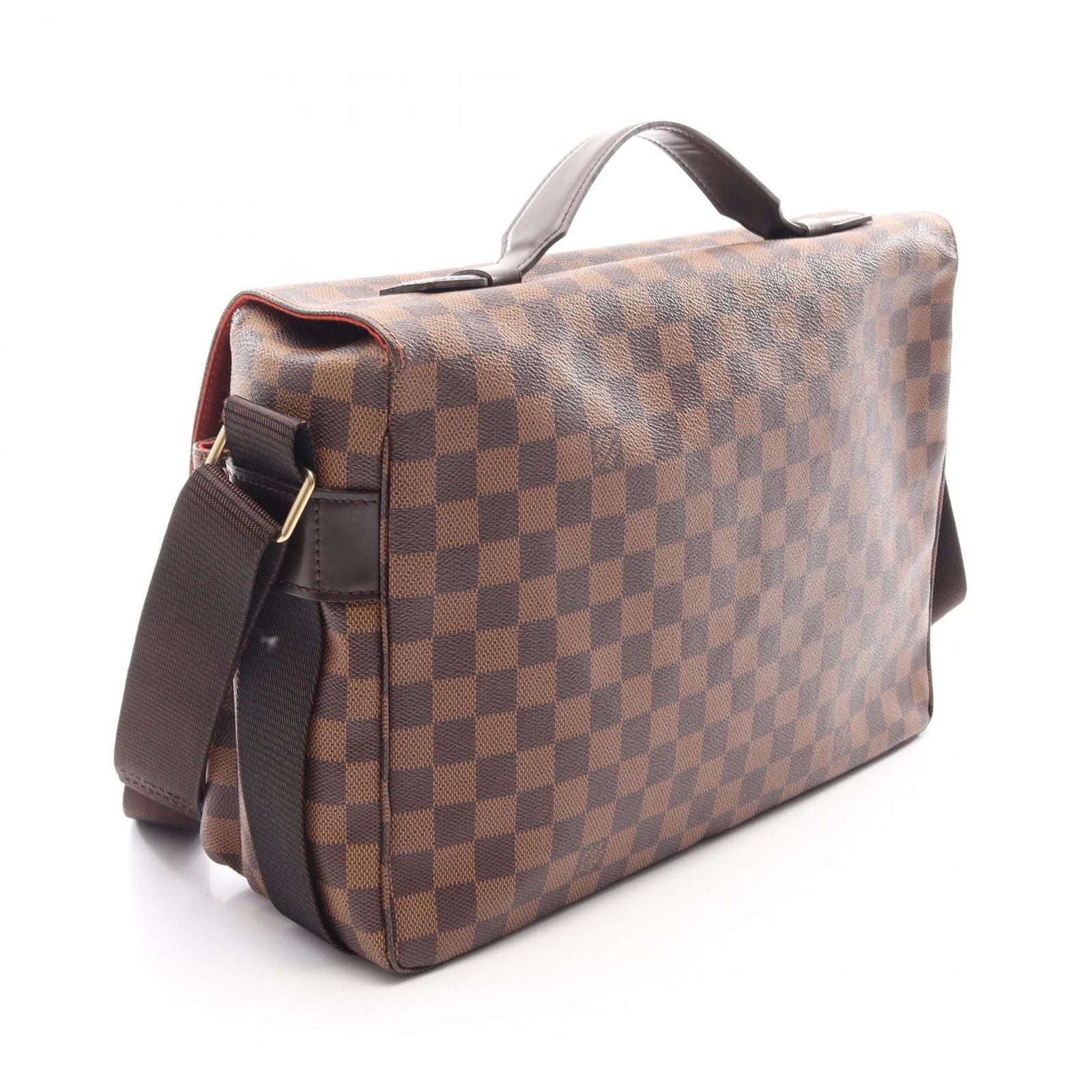 Louis Vuitton Shoulder Bag Broadway Damier Ebene Canvas Leather — view 2