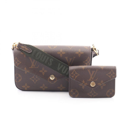 Louis Vuitton Shoulder Bag Multy Pochette Felicity Khaki Canvas