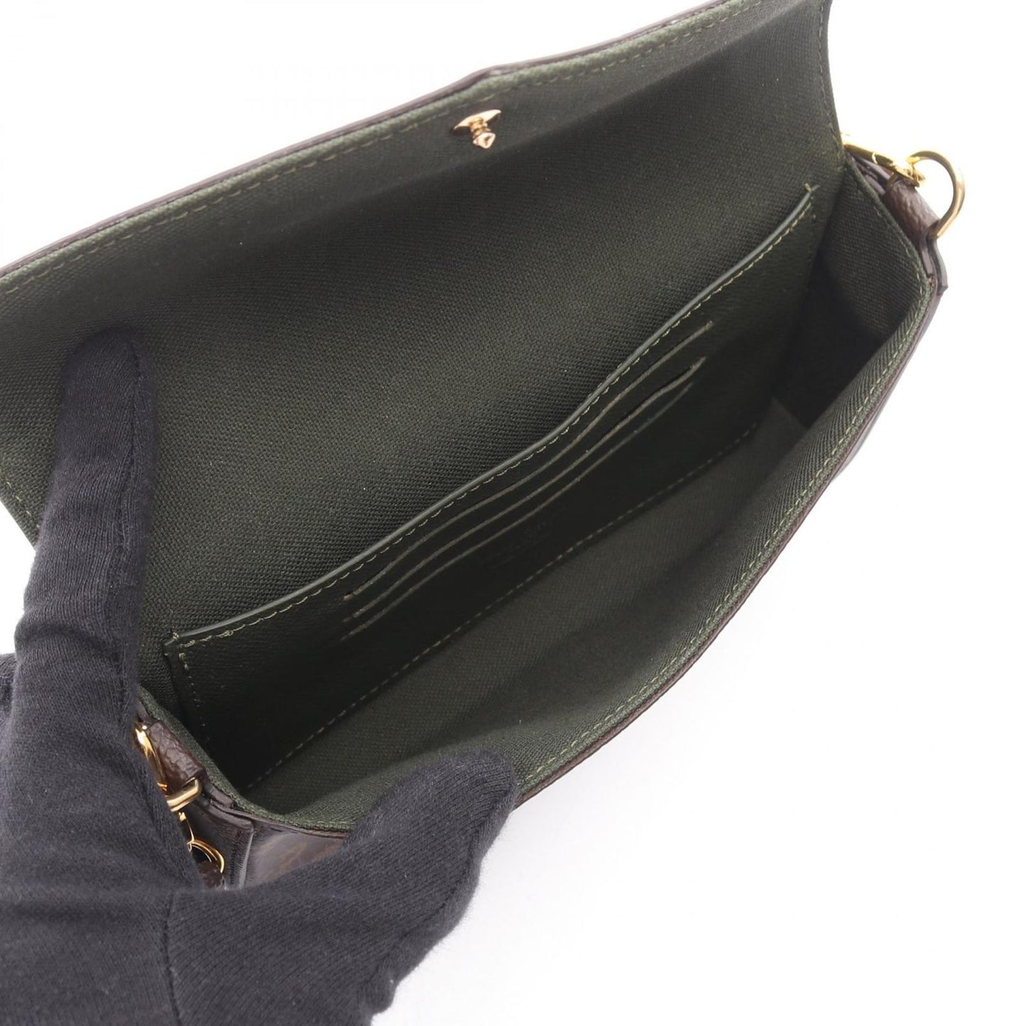 Louis Vuitton Shoulder Bag Multy Pochette Felicity Khaki Canvas — view 3