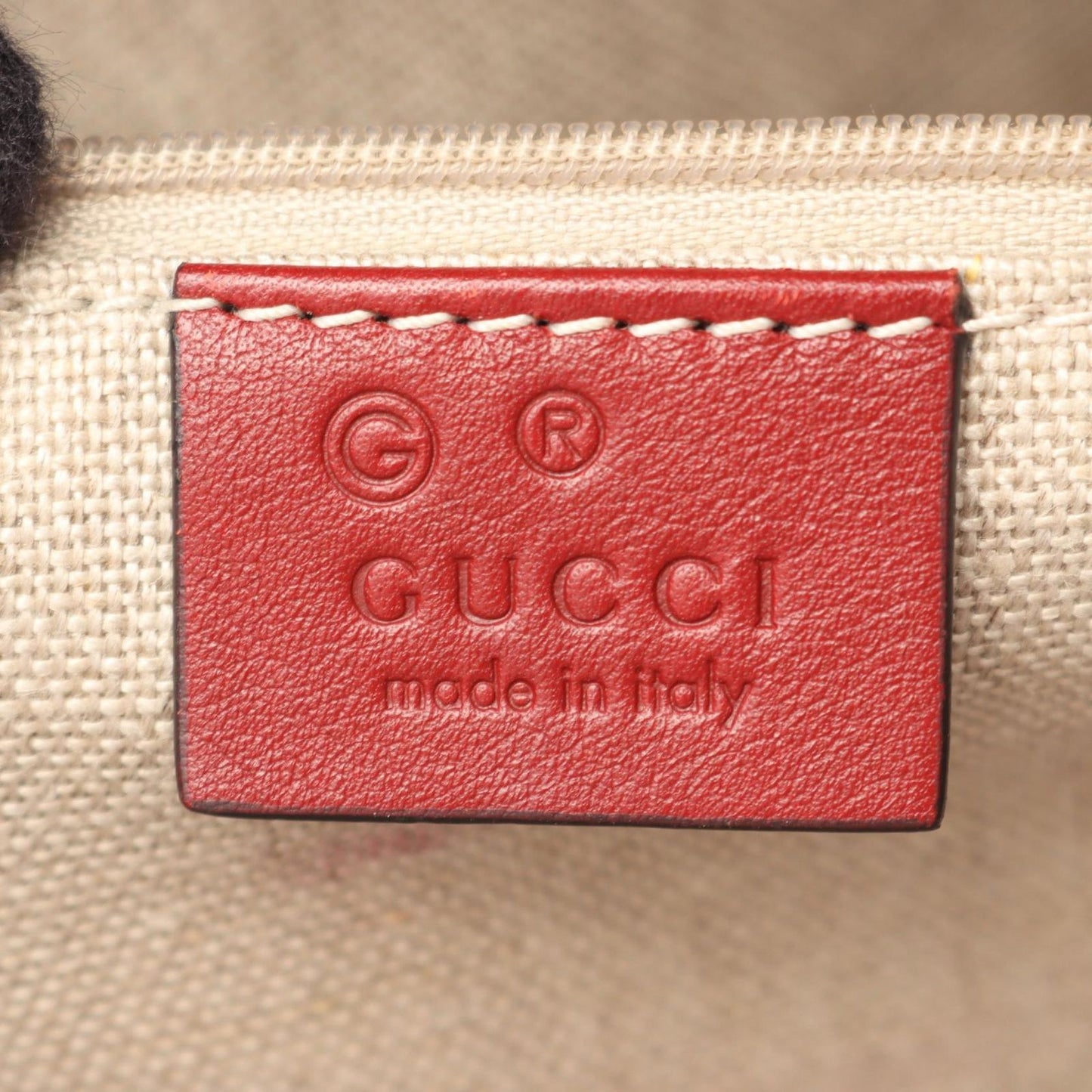 Gucci Handbag Micro Guccissima 2-Way Red Leather — view 4