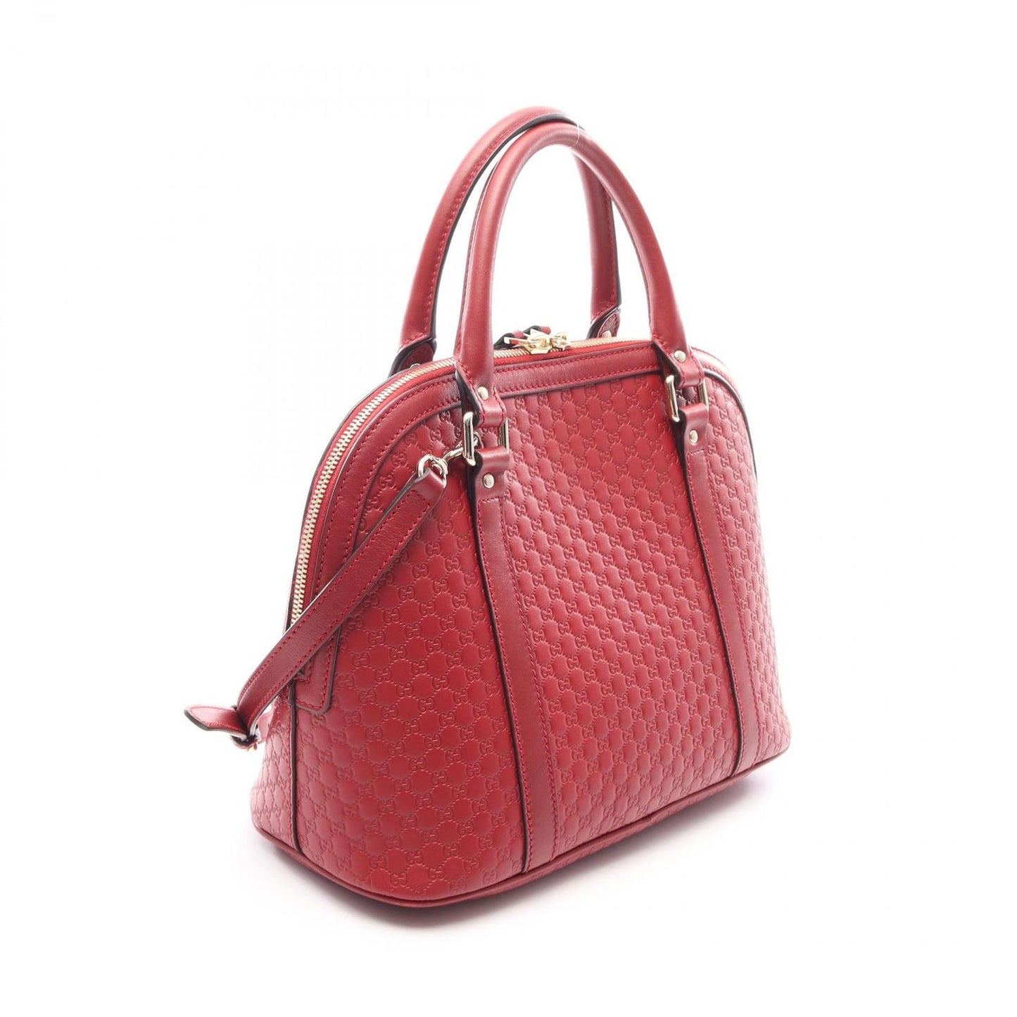 Gucci Handbag Micro Guccissima 2-Way Red Leather — view 2