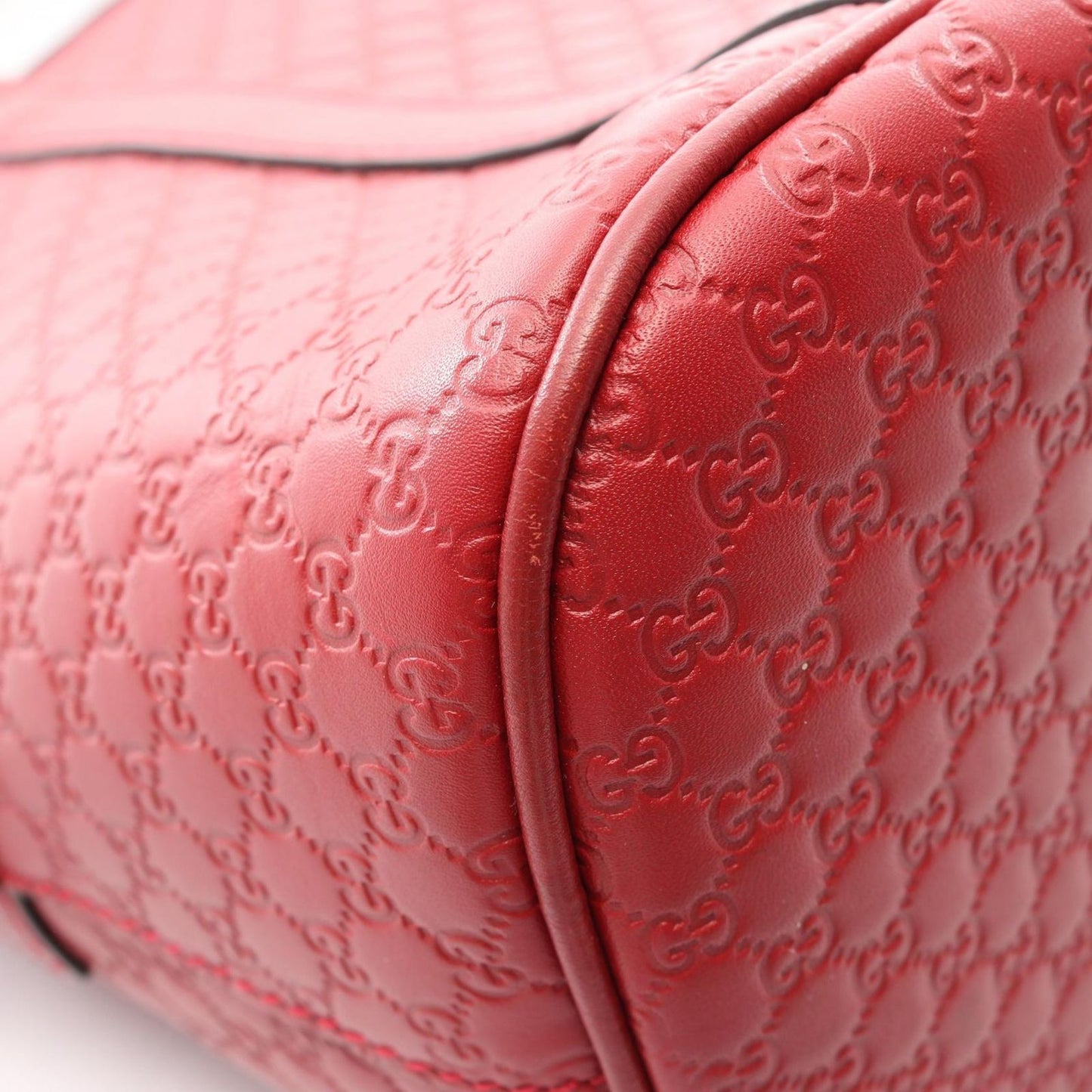 Gucci Handbag Micro Guccissima 2-Way Red Leather — view 8