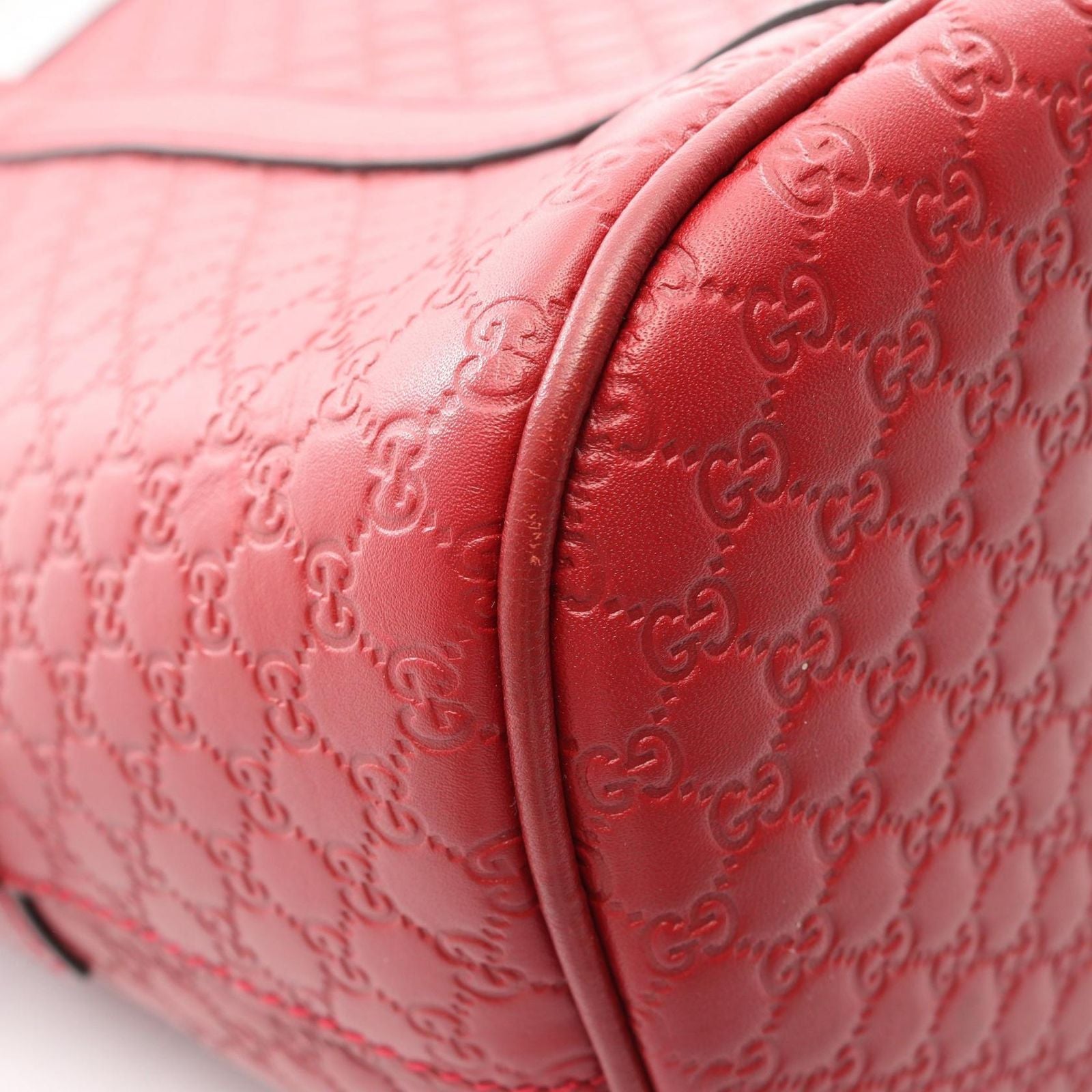 Gucci Handbag Micro Guccissima 2-Way Red Leather — view 8