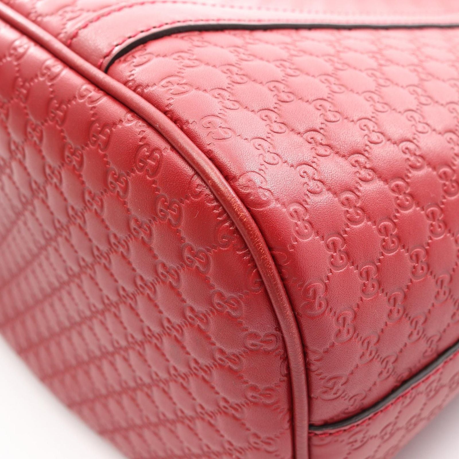 Gucci Handbag Micro Guccissima 2-Way Red Leather — view 6