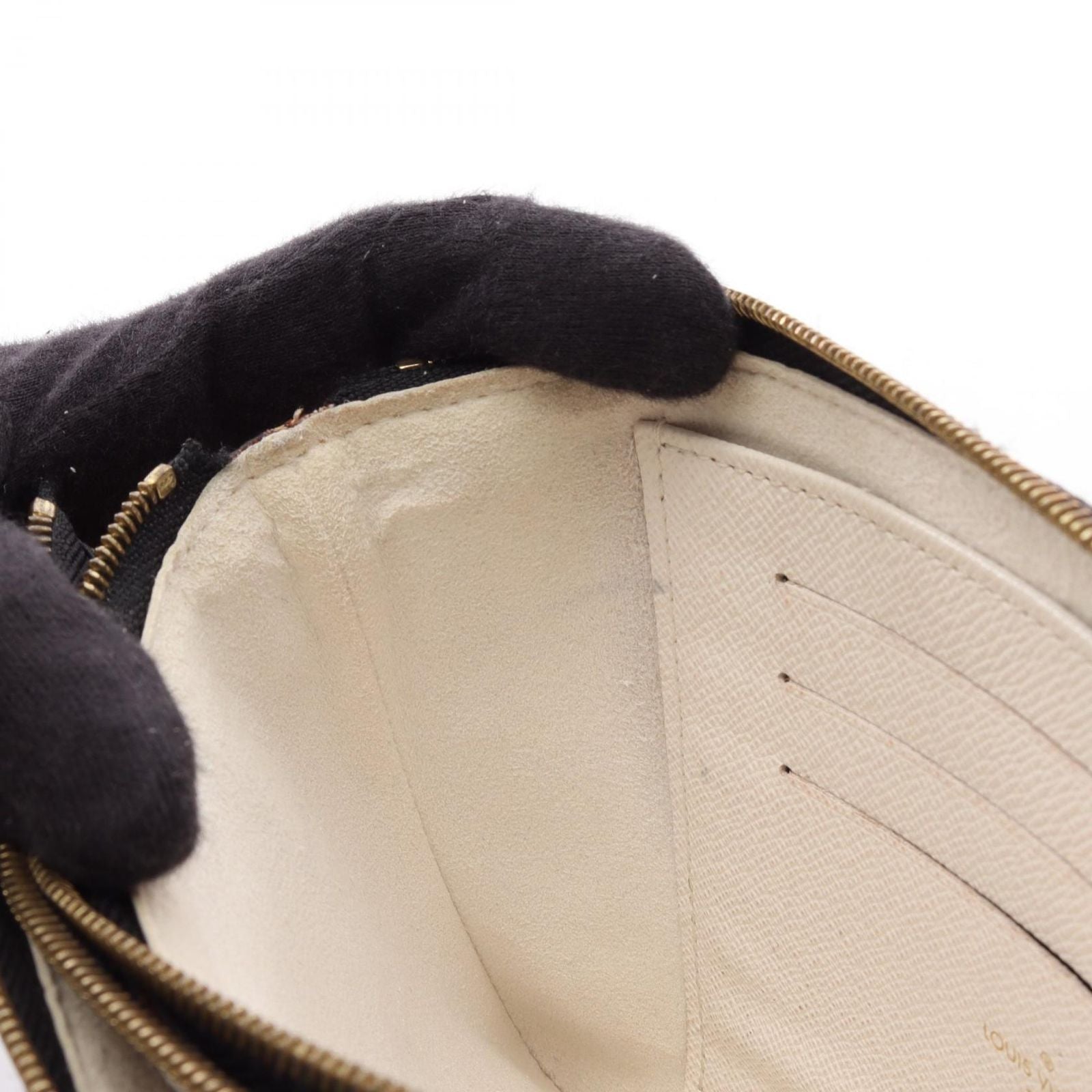 Louis Vuitton Shoulder Bag Pochette Double Zip LV Crafty Canvas — view 6