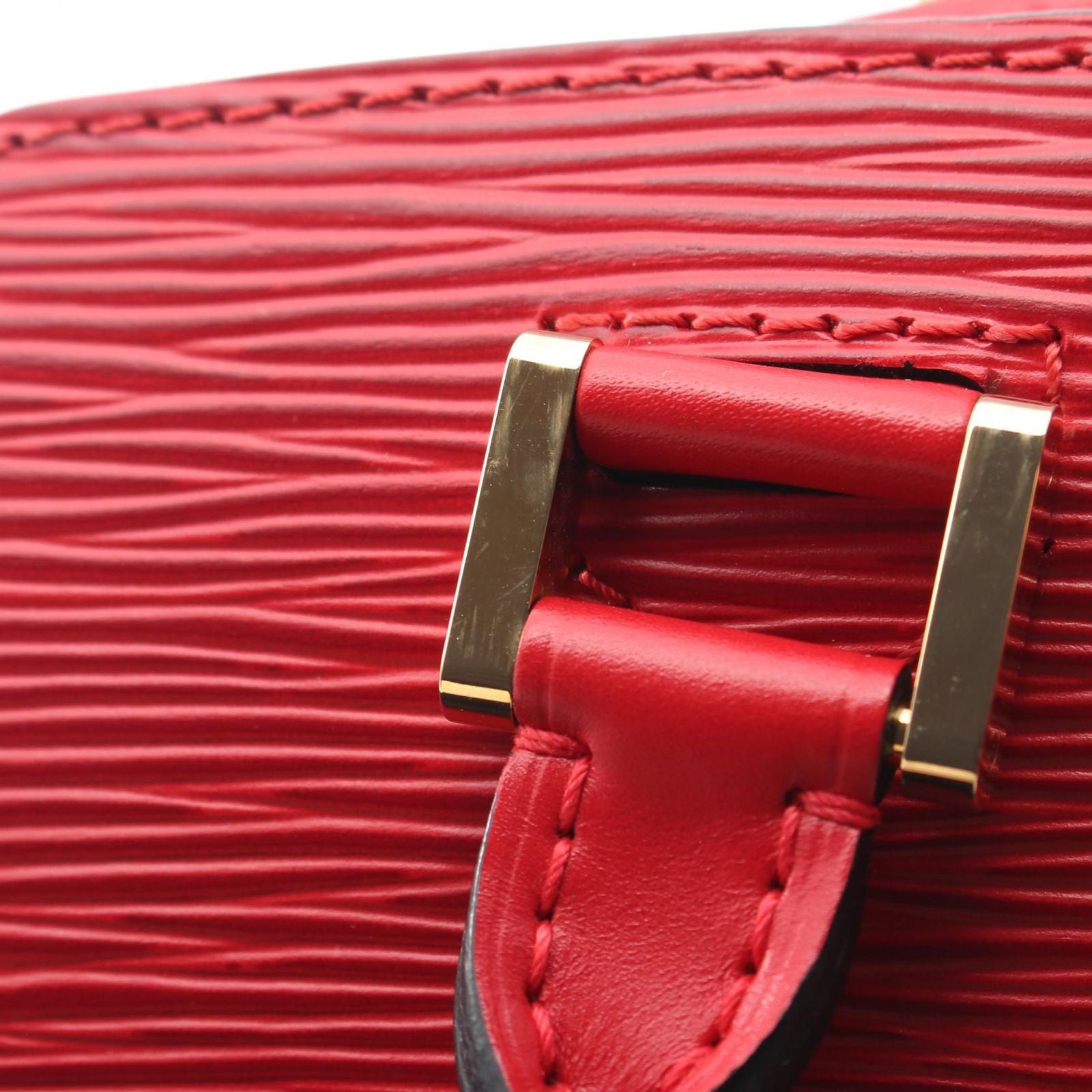 Louis Vuitton Handbag Pont Neuf Castilian Red Leather — view 8