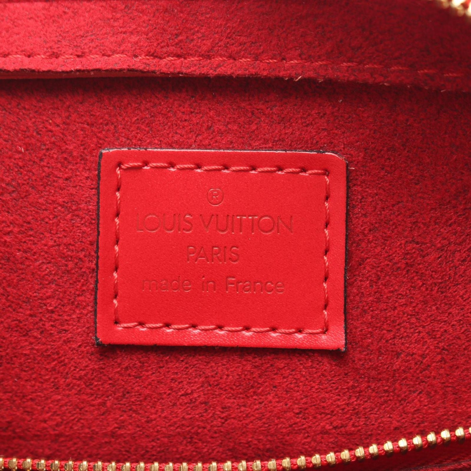 Louis Vuitton Handbag Pont Neuf Castilian Red Leather — view 4