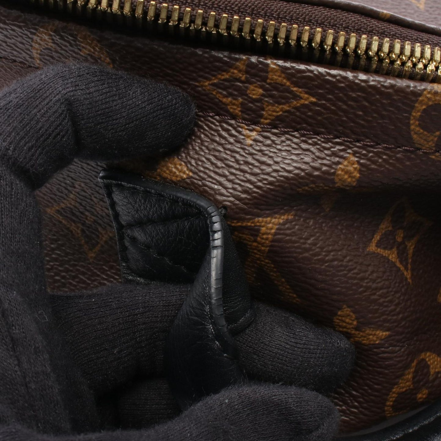 Louis Vuitton Backpack Palm Springs PM Canvas Leather — view 7