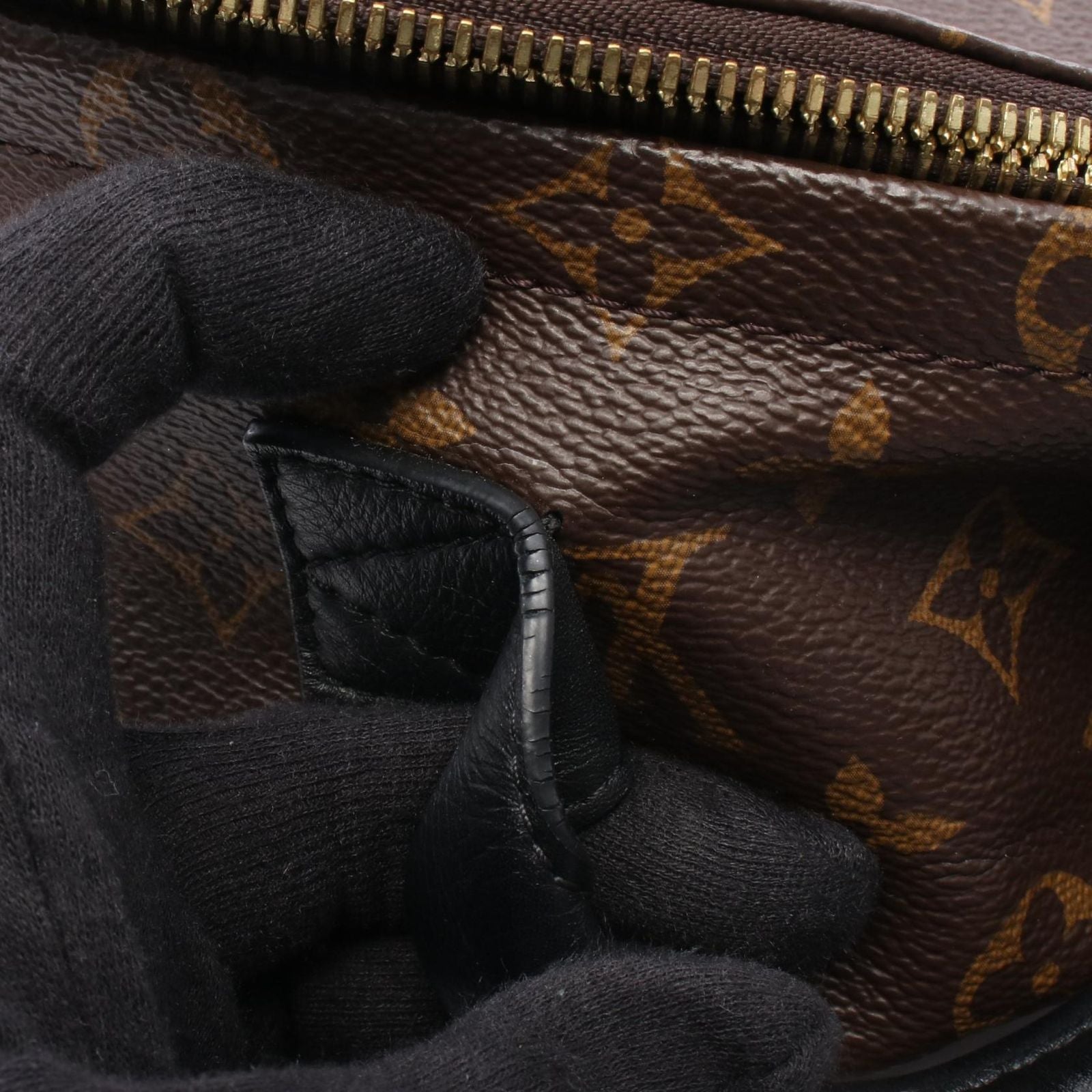 Louis Vuitton Backpack Palm Springs PM Canvas Leather — view 7