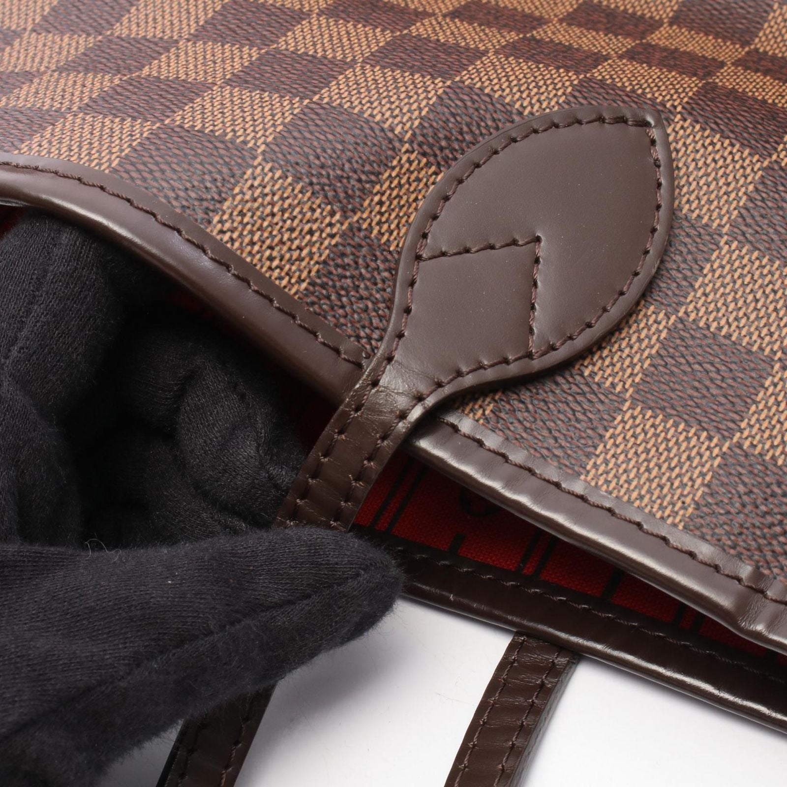 Louis Vuitton Tote Neverfull MM Canvas Leather — view 7