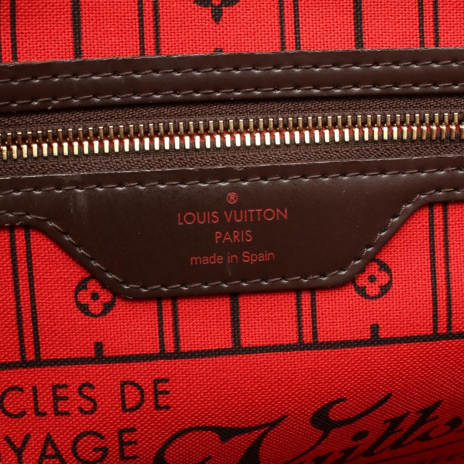 Louis Vuitton Tote Neverfull MM Canvas Leather — view 4