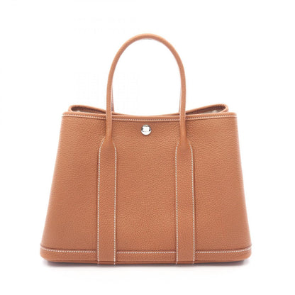 Hermes Tote Garden Party TPM Gold Leather