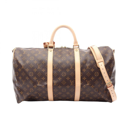 Louis Vuitton Boston Bag Keepall Bandouliere 50 2-Way Canvas Leather