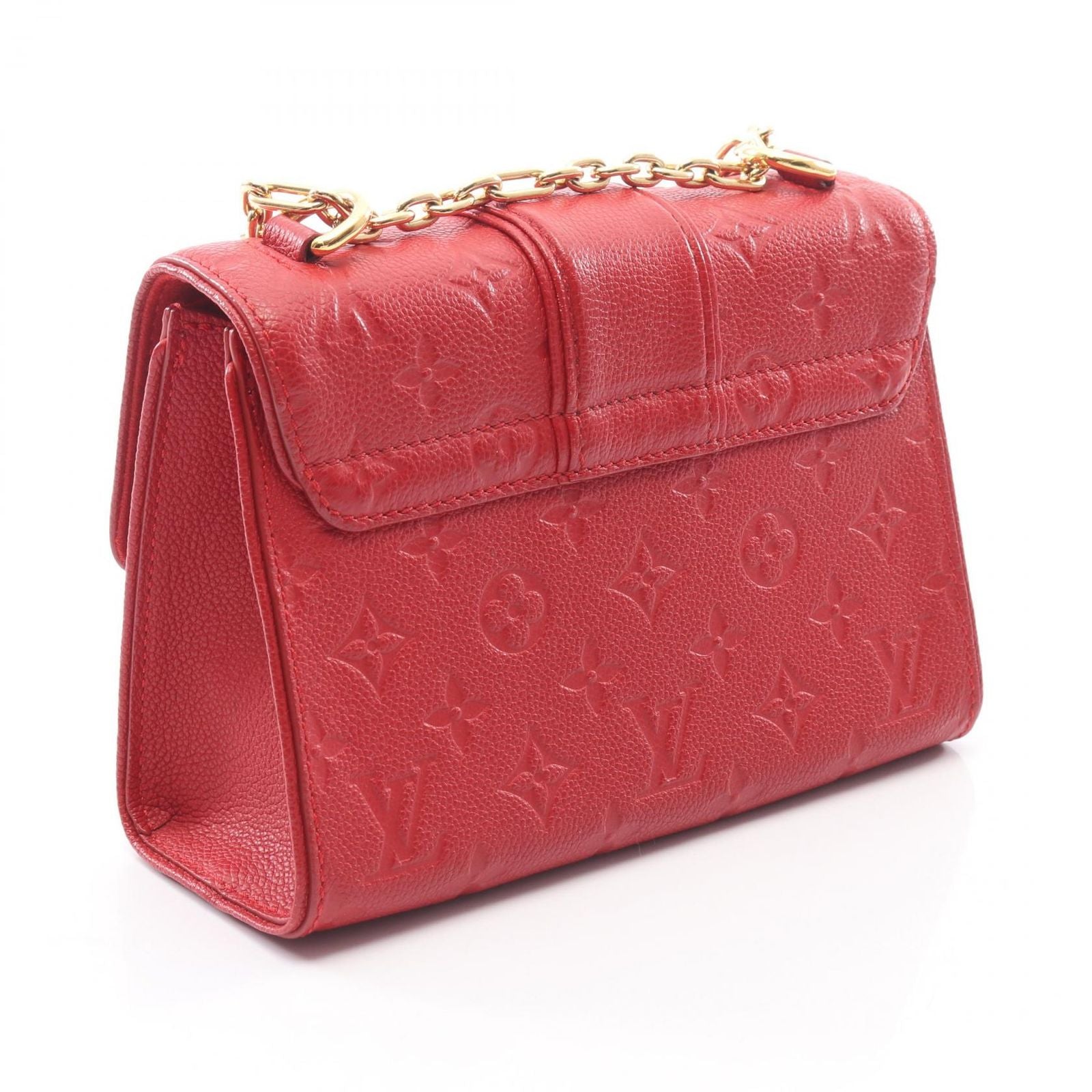 Louis Vuitton Shoulder Bag Saint Sulpice PM Cerise Leather — view 2