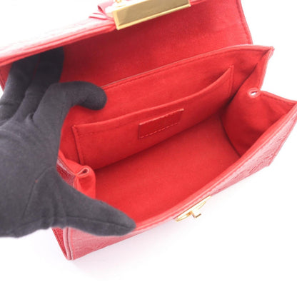 Louis Vuitton Shoulder Bag Saint Sulpice PM Cerise Leather — view 3